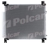 Condensator climatizare AC Toyota Hilux, motor: 2.4 D, Condensator cu uscator integrat, 608x526x12, Koyorad, miez si rezervor din aluminiu brazat,