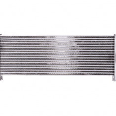 Intercooler Land Rover Defender (LD), 05.2007-02.2016, motor 2.4 TD4 90kw, diesel, cutie manuala, cu/fara AC, aluminiu brazat/plastic, 590x202x40 mm,