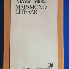 Mapamond Literar - Nicolae Balota