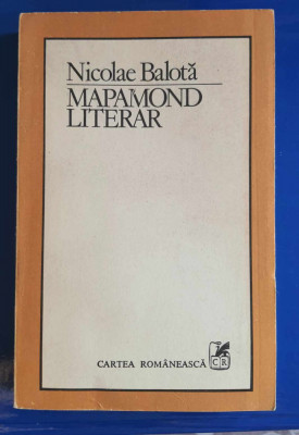 Mapamond Literar - Nicolae Balota foto