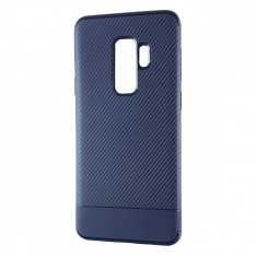 Husa silicon carbon 2 Samsung S9 - Albastru foto