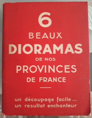 6 DIORAME PROVINCIILE FRANTEI - EDITIE INTERBELICA 1923 foto