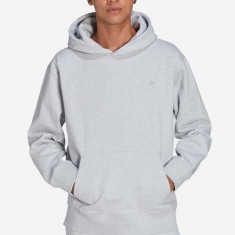 adidas Originals bluză bărbați, culoarea gri, cu glugă, melanj IC4998-grey