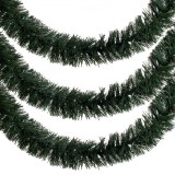 Beteală Crăciun, Verde, 3m x 8cm, Plastic, Oem