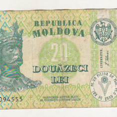 bnk bn Moldova 20 lei 2006 circulata