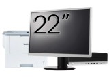 Pachet Calculator Second Hand HP ProDesk 800 G3 SFF, Intel Core i5-7500 3.40 - 3.80GHz, 16GB DDR4, 500GB SSD + 1TB HDD, DVD-ROM + Monitor 22&amp;quot; &amp; I