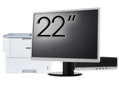 Pachet Calculator Second Hand HP ProDesk 800 G3 SFF, Intel Core i5-7500 3.40 - 3.80GHz, 16GB DDR4, 500GB SSD + 1TB HDD, DVD-ROM + Monitor 22&amp;quot; &amp; I