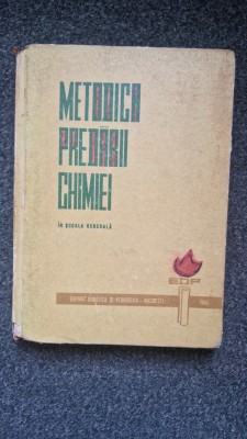 METODICA PREDARII CHIMIEI IN SCOALA GENERALA - Cosma foto