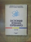 DICTIONAR ROMAN-ESPERANTO , VOL. II , Bucuresti 1980