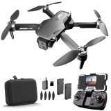 Cumpara ieftin Drona cu 2 camere iUni M10, 2 Baterii, Ecran LCD 2.4 inch, Wi-Fi FPV, Card microSD 8GB, Pliabila, Transmisie live pe telefon