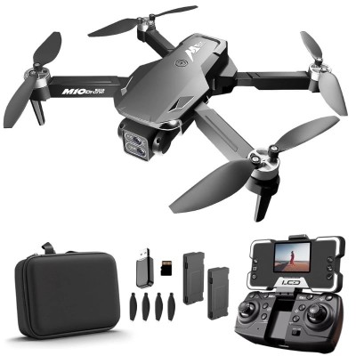 Drona cu 2 camere iUni M10, 2 Baterii, Ecran LCD 2.4 inch, Wi-Fi FPV, Card microSD 8GB, Pliabila, Transmisie live pe telefon foto