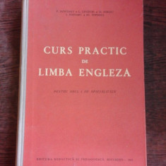 CURS PRACTIC DE LIMBA ENGLEZA PENTRU ANUL I DE SPECIALITATE - P. IANCOVICI