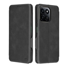 Husa 360&amp;Atilde;&amp;sbquo;&amp;Acirc;&amp;deg; Honor 200 Smart Techsuit Safe Wallet Plus, negru foto