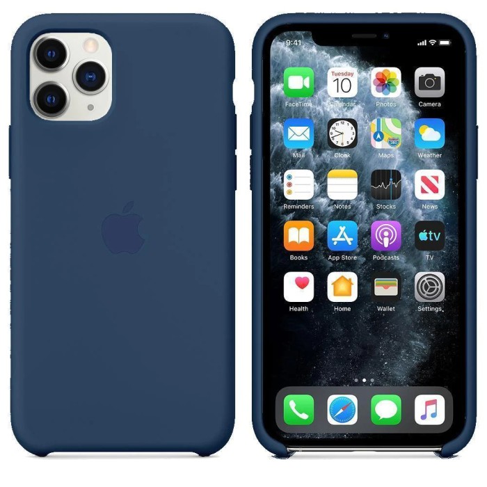 Husa iPhone 12 iPhone 12 Pro Silicon Blue Horizon