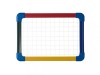 Tabla scolara matematica/velin A4 cu rama culor Bi-Silque