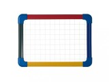 Tabla scolara matematica/velin A4 cu rama culor Bi-Silque