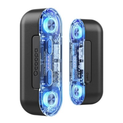 Set Hand Warmer cu Lumini RGB, Power Bank, Type-C, Magnetic, MagTwins, 2x 5000mAh - Ocoopa (UT4103-BK) - Black foto