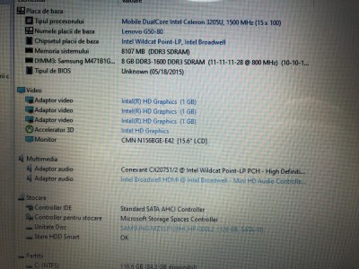 PLACA DE BAZA LENOVO G50 G50 30 G50 80 G50-70 INTEL CELERON 3205U 1,5GHZ foto