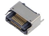 Conector PCB-PCB hermafrodit 20 PIN 0,5mm LSHM aurit SMT SAMTEC