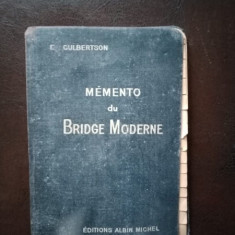 Ely Culbertson - Memento du Bridge Moderne
