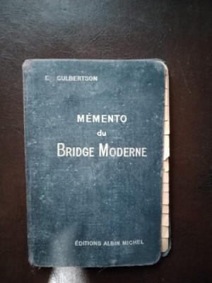 Ely Culbertson - Memento du Bridge Moderne foto