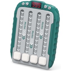 Jucarie Interactiva, Cyrax, Joc Rhythm, +3 Ani, din ABS, 6 Niveluri, 15 x 3 x 11 cm, Functie Muzicala, Verde