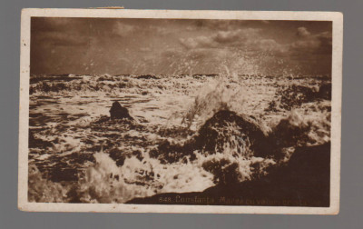 CPIB 20954 CARTE POSTALA - CONSTANTA. MAREA CU VALURI CRISTALINE, 1929 foto