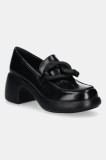 Camper pantofi de piele Thelma II culoarea negru, cu toc drept, K201716-001