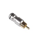 Mufa RCA tata metal HQ 1buc de inalta performanta WTY0063, Oem