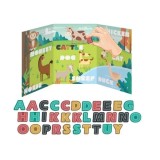Puzzle magnetic educativ cu asociere animale 32 piese 27.5x4x19.5cm 8320-10 CWT