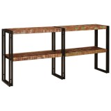 vidaXL Masă de Consolă 160x33x75 cm Lemn Solid Recuperat