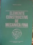 Elemente constructive de mecanica fina-Traian Demian