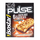 Baton energizant cu alune si guarana Pulse, 6 x 23g, Isostar