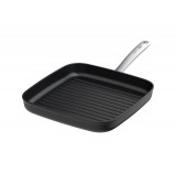 Tigaie grill BergHOFF, Leo Graphite Recycled, 28 x 28 cm, 2.6 L, aluminiu, gri