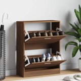 vidaXL Pantofar, stejar maro, 63x24x81 cm, lemn compozit 342563