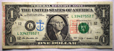 113. USA SUA 1 ONE DOLLAR 2009 WHERESGEORGE CURRENCY TRACKING PROJECT SR. 552 foto