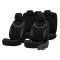Set Huse scaune auto VW TIGUAN 2008-2013 Piele ecologica + Textil Albastru