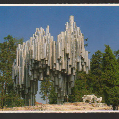 CPIB 21775 - CARTE POSTALA - HELSINKI, FINLANDA, MONUMENT JEAN SIBELIUS