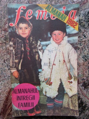 ALMANAH FEMEIA ANUL 1982 foto