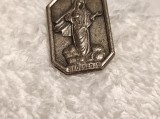 MEDALION FECIOARA MARIA aparitie MEDUGORJE patina MINUNATA de colectie VECHI