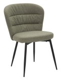 Mauro Ferretti Scaun Losanna Verde Set 2 Bucati cm 58X60.5X85 | Aosom Romania