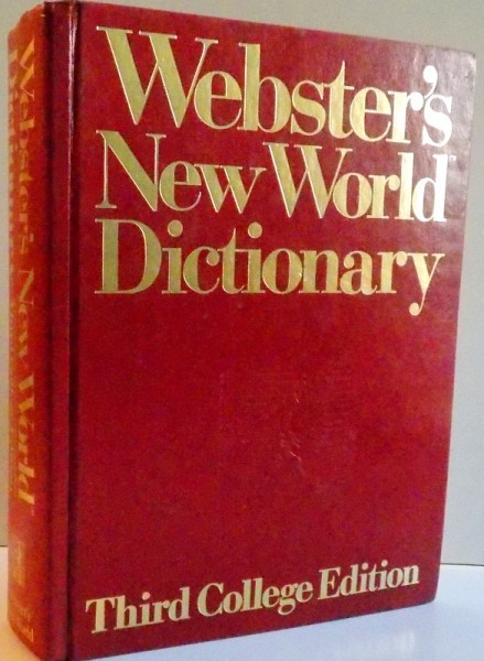 WEBSTER&#039;S NEW WORLD DICTIONARY , 1986