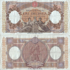 1962 (24 III), 10.000 lire (P-89d.3) - Italia!