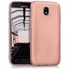 Husa Silicon Samsung Galaxy J7 2017 Rose Gold Protectie Anti-soc Flexibila
