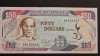 Jamaica 50 Dolari 2012 UNC