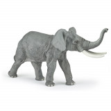 Figurina Elefant Papo, plastic, multicolor, 3+ ani, Animale Salbatice, 19.1 x 10.1 x 11cm