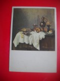 HOPCT 23320 CRABI PE MASA- VILLEM KLAS HEDA 1594-1680 --MUZEE RUSIA - CP PICTURA --NECIRCULATA