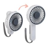 Ventilator portabil pliabil, alb, USB, 21 cm, 3 trepte de viteza, CMCLASS