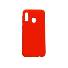 Husa telefon compatibila cu Samsung Galaxy Galaxy A20e, Rosu, Cu interior de catifea, 184HT