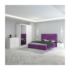 Dormitor Eric Mov + Comoda 3 Sertare 180x200cm